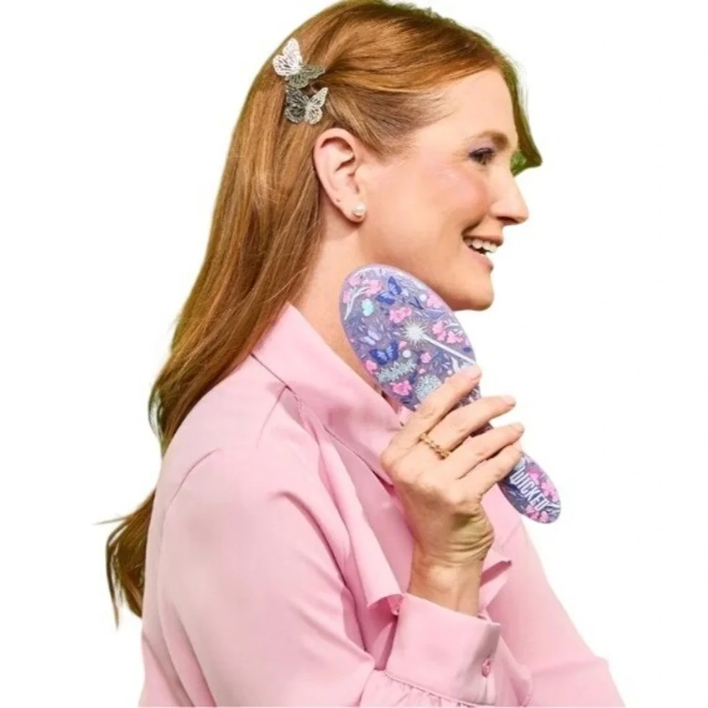 Wet Brush Wicked‎ Glow With Glinda Original Detangler Butterfly Bobbies Set